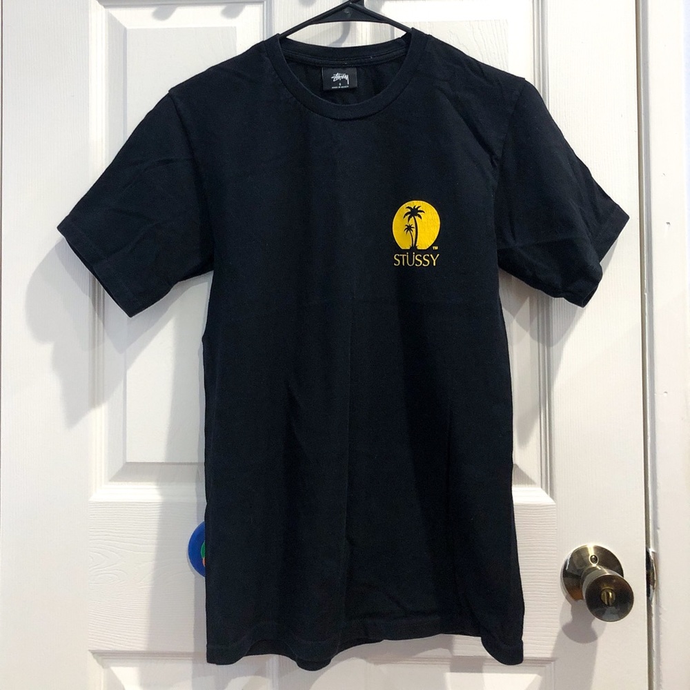 Stüssy Black T-Shirt - Size S